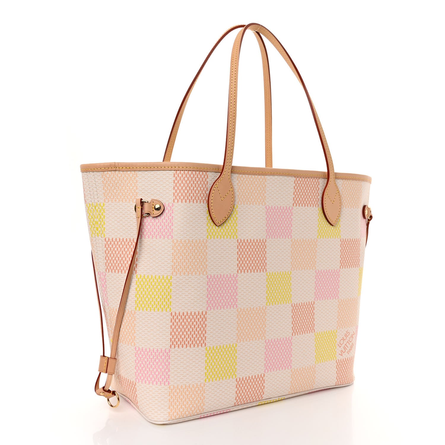 Louis Vuitton Damier Giant Neverfull MM Peach 4 of 10