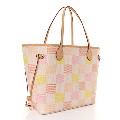 Louis Vuitton Damier Giant Neverfull MM Peach 4 of 10