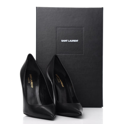 Saint Laurent Calfskin Opyum 110 Pumps 37 Black 11 of 11