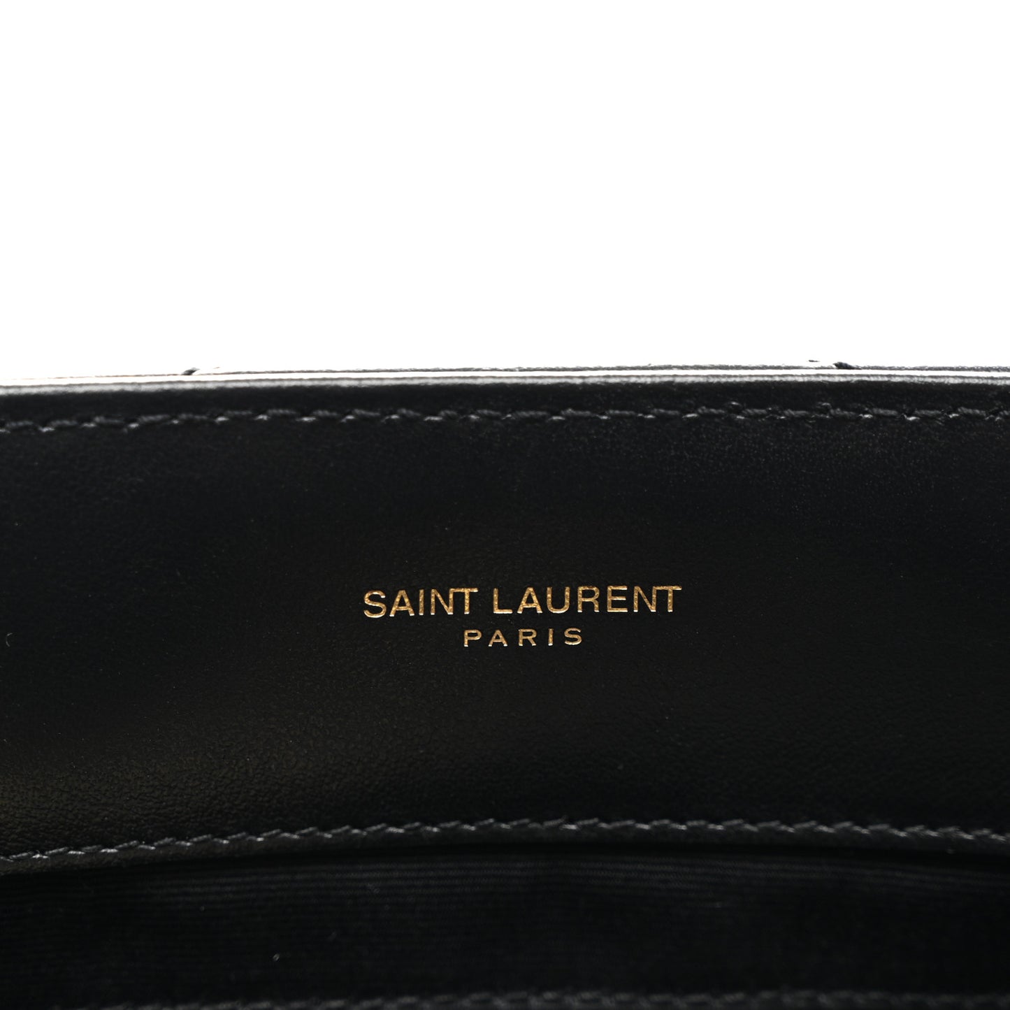 Calfskin Y Quilted Monogram Medium Loulou Chain Satchel Black