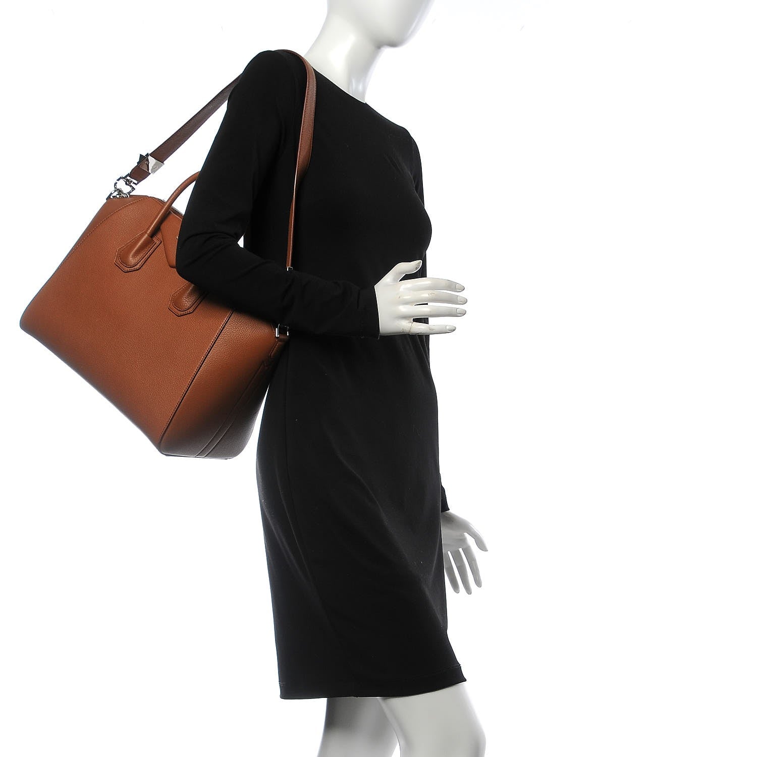 Givenchy Sugar Goatskin Medium Antigona Cognac 2 of 8