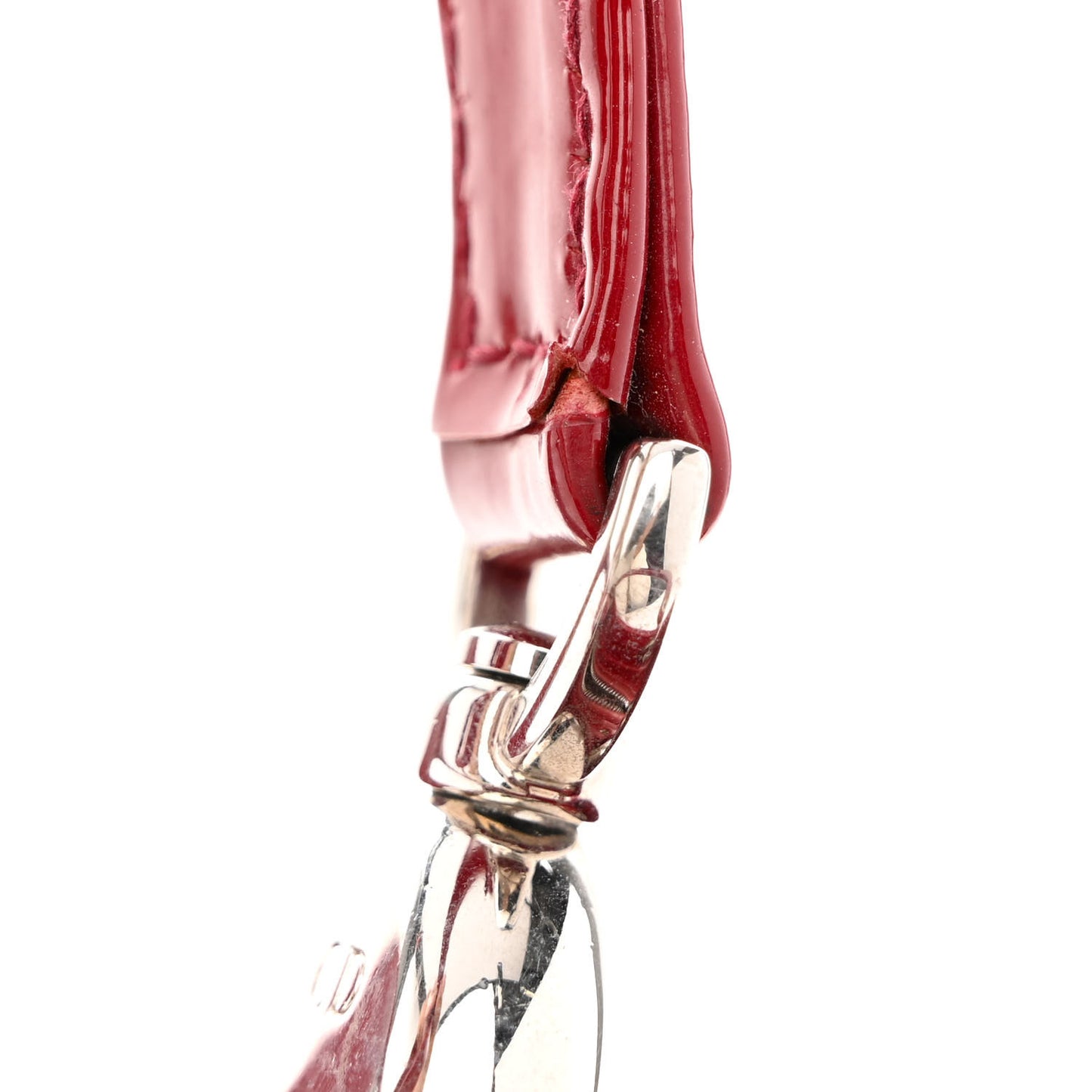 Patent Cannage Medium Lady Dior Red