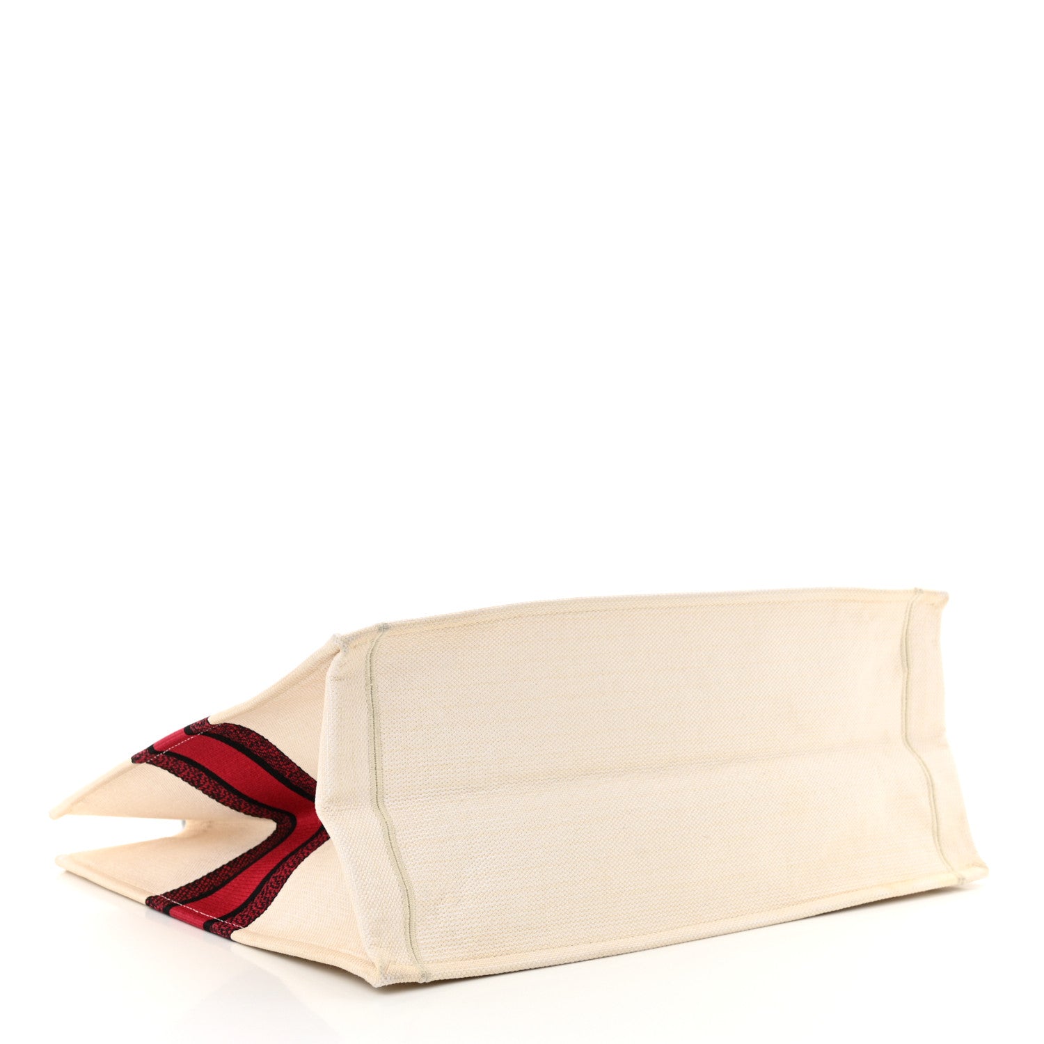 Christian Dior Canvas DiorAmour Chinese Valentines Je T’aime Large Book Tote White Red 4 of 17