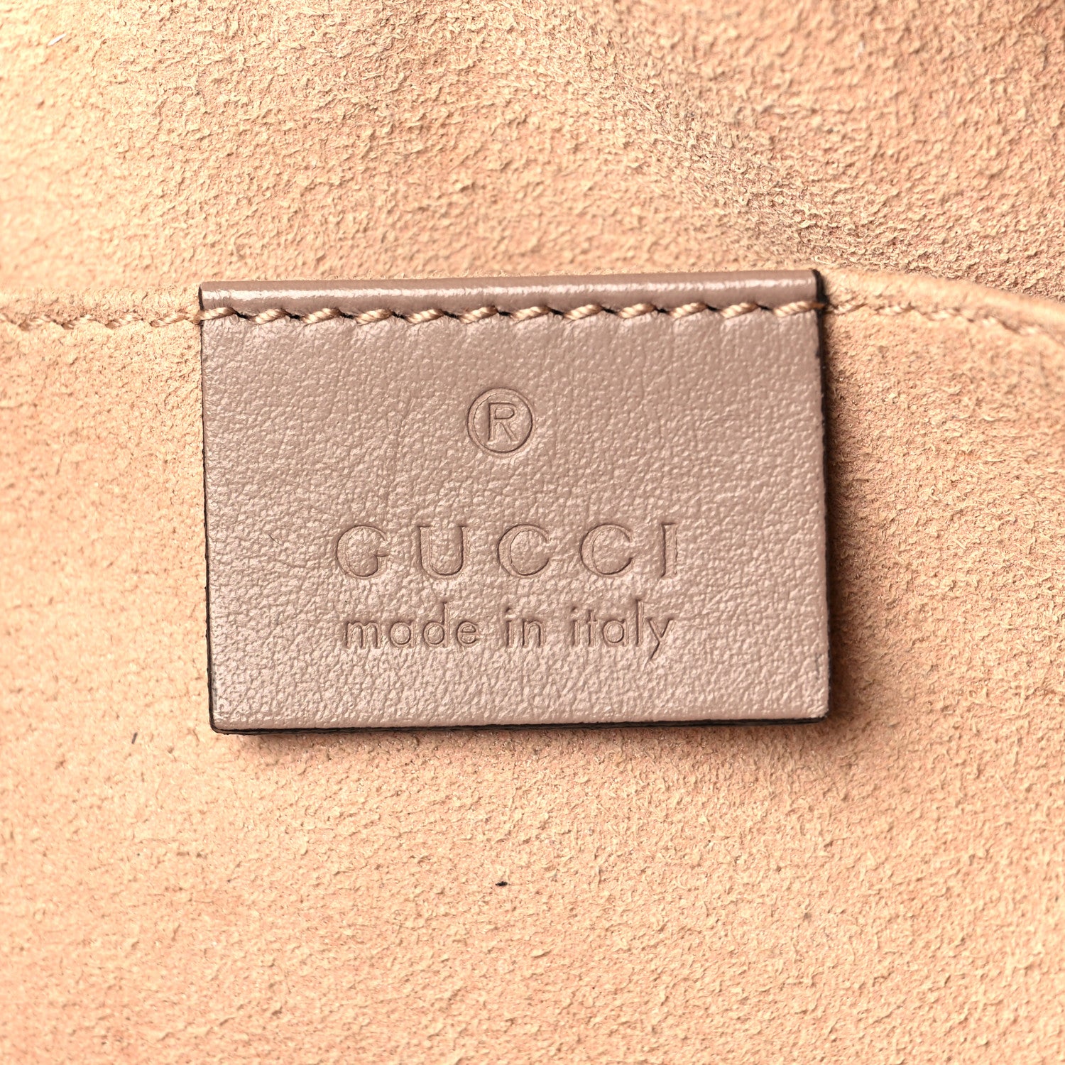 Gucci Calfskin Matelasse Small GG Marmont Chain Shoulder Bag Porcelain Rose 6 of 8