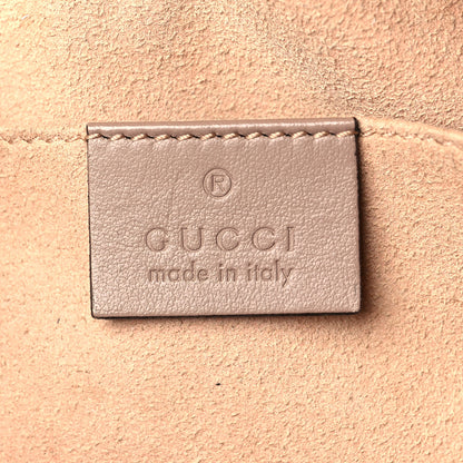 Gucci Calfskin Matelasse Small GG Marmont Chain Shoulder Bag Porcelain Rose 6 of 8