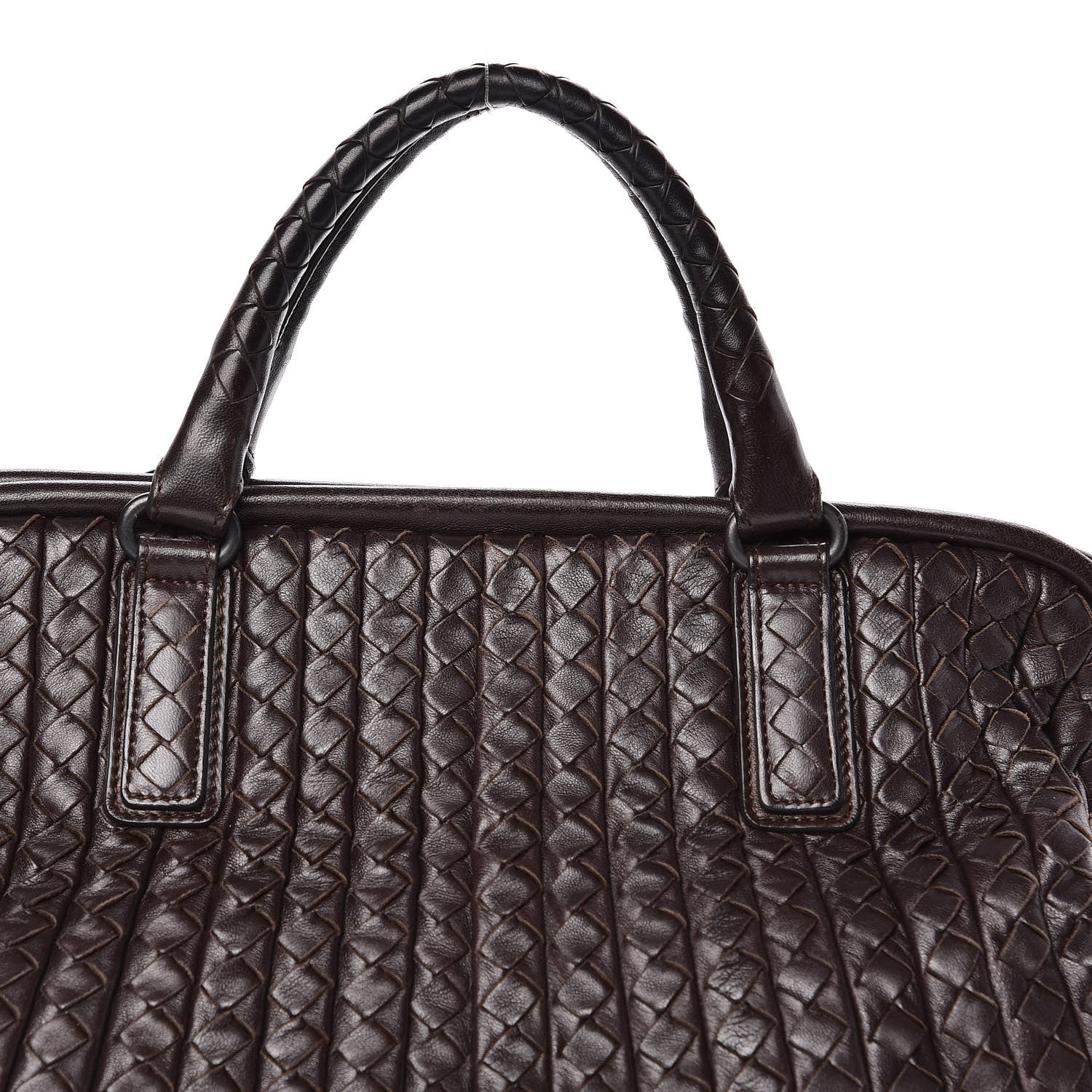 Bottega Veneta Nappa Intrecciato New Bond Satchel Ebano 11 of 11