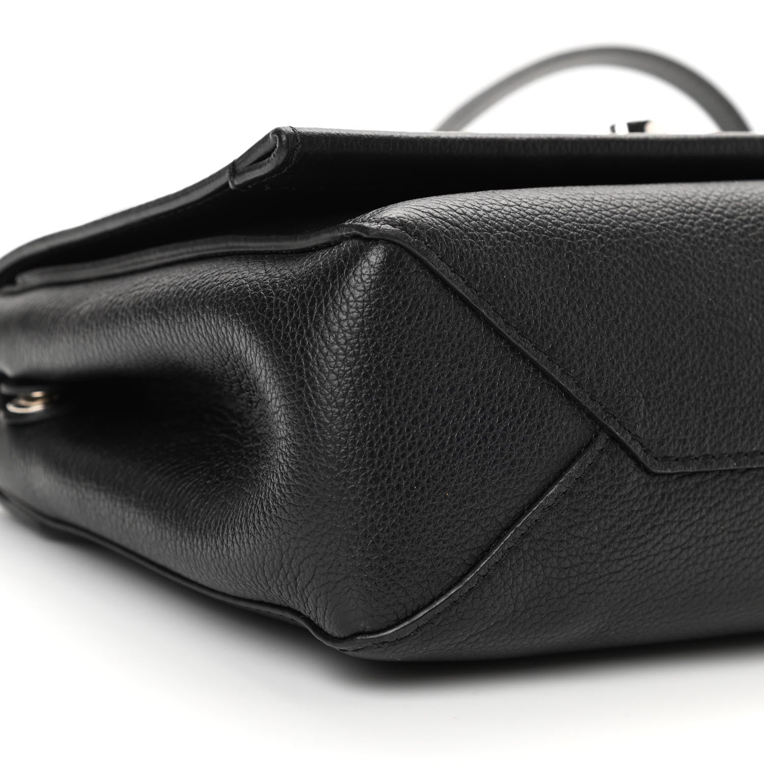 Louis Vuitton Calfskin Lockme II Chain Bag BB Black 9 of 11