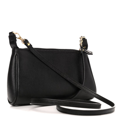 Fendi Vitello Elite Mini Pouch Crossbody Black 2 of 4
