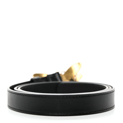 Gucci Calfskin Queen Margaret Bee Belt 85 34 Black 4 of 7