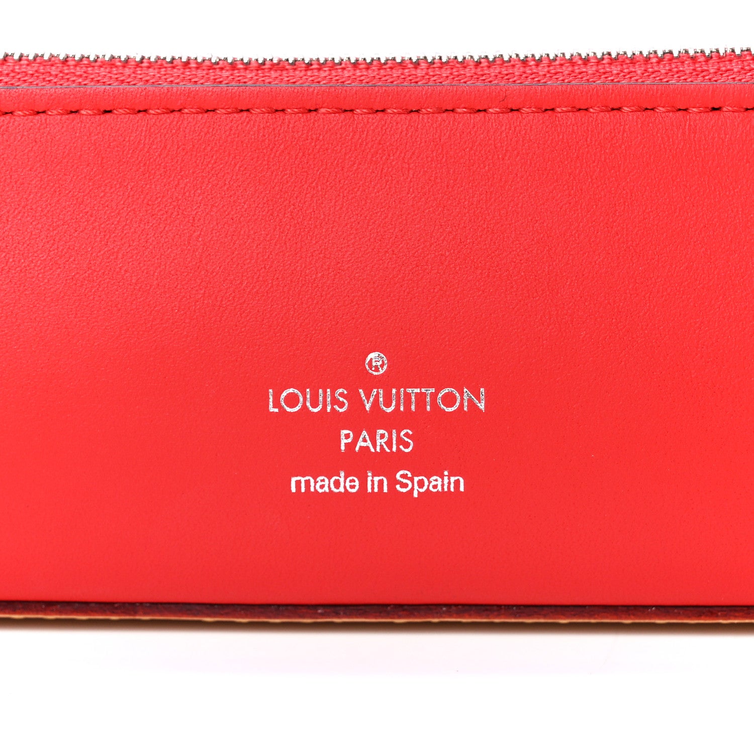 Louis Vuitton Monogram Elizabeth Pencil Pouch Red 7 of 12