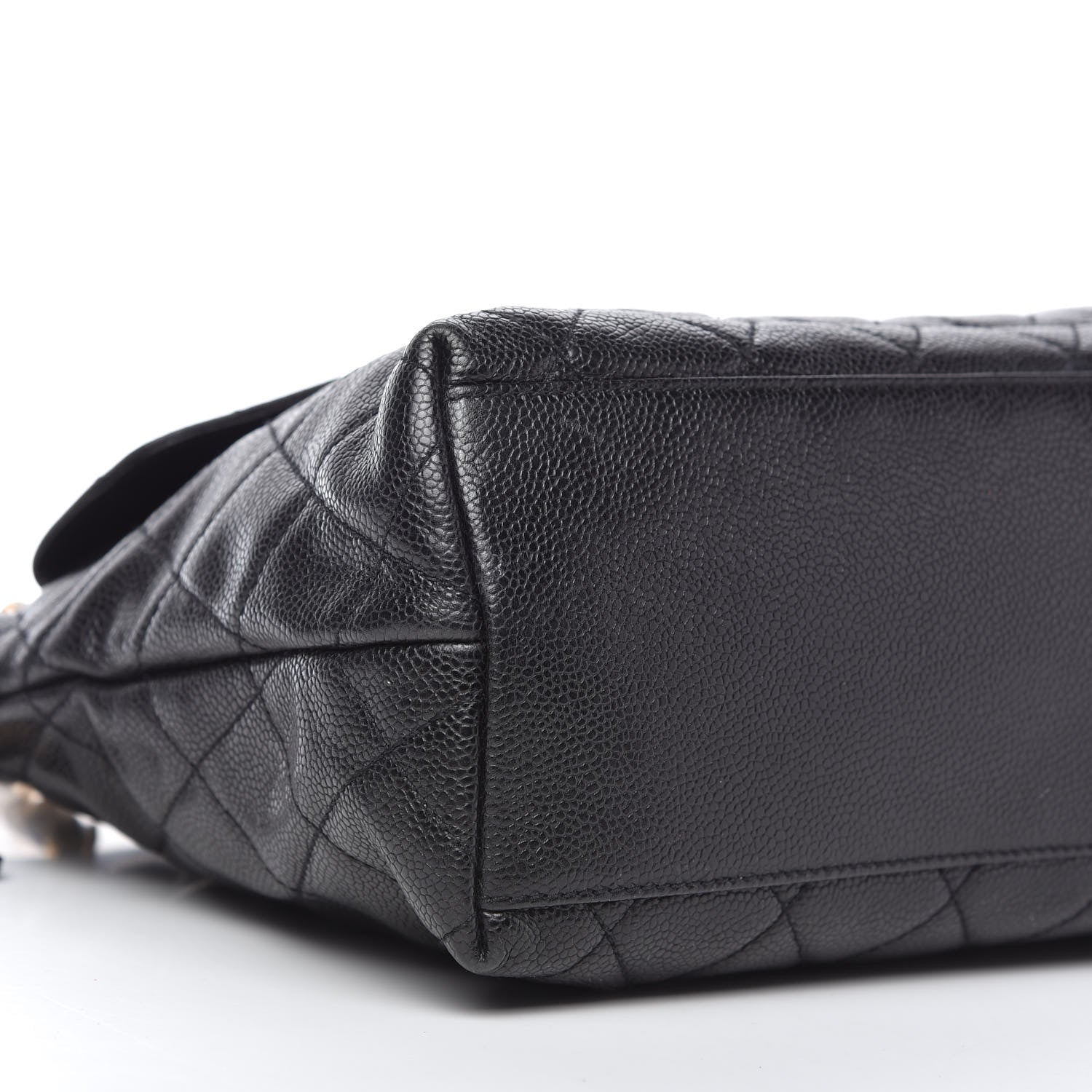 Chanel Caviar Quilted Flap Shoulder Bag Black 6 of 10