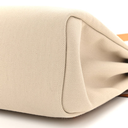 Hermes Vache Hunter Toile Herbag Zip 31 PM Trench Gold 12 of 12