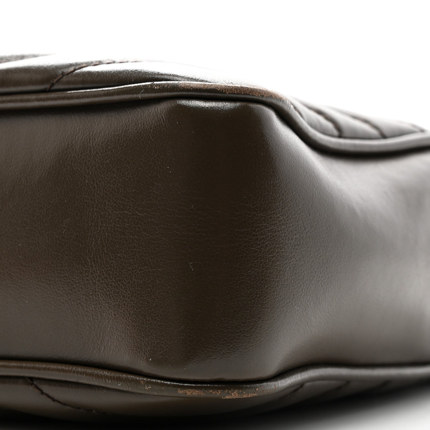 Saint Laurent Calfskin Matelasse Monogram Lou Camera Bag Military Olive 10 of 15