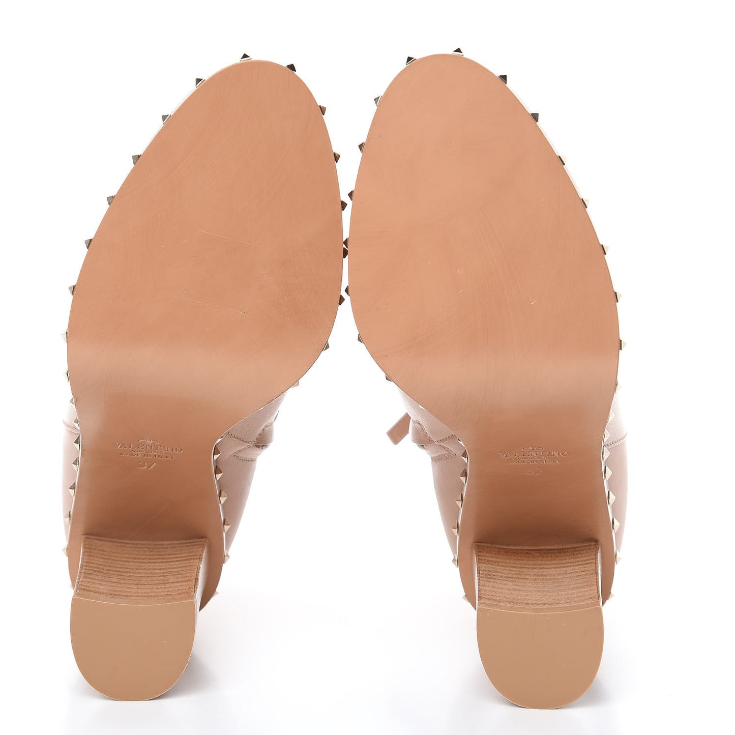 Nappa Soul Rockstud 90mm Ankle Boots 37 Skin Sorbet