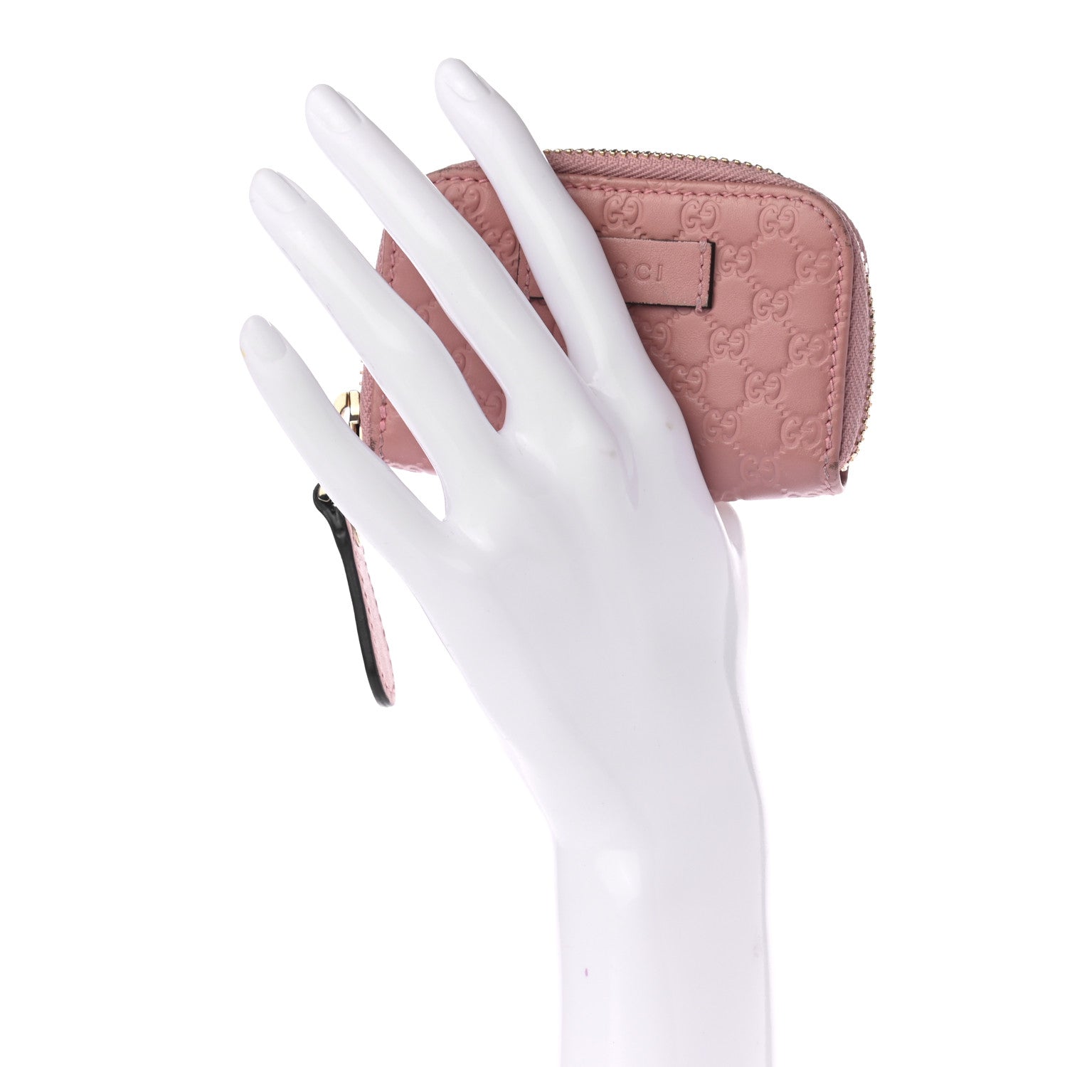 Gucci Microguccissima Zip Around Card Case Soft Pink 2 of 7