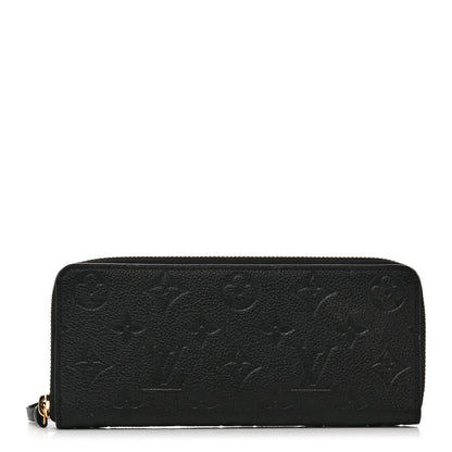 Louis Vuitton Empreinte Clemence Wallet Black 1 of 7