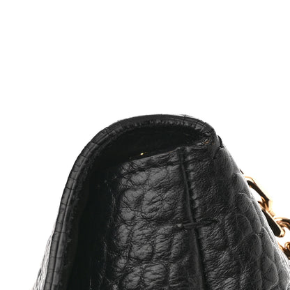 Burberry Signature Grain Large Mildenhall Shoulder Bag Black 13 of 13