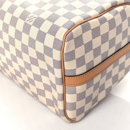 Louis Vuitton Damier Azur Braided Speedy Bandouliere 30 Blue 9 of 9
