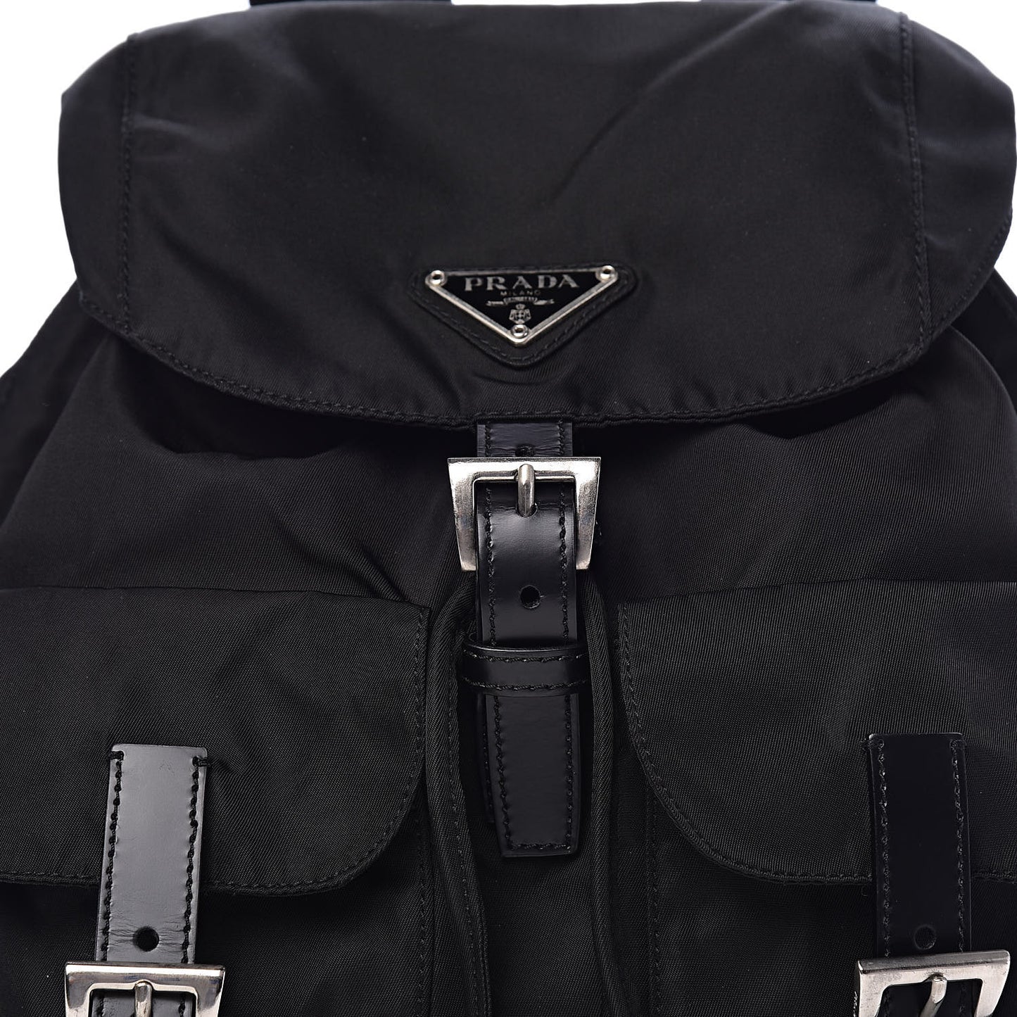 Tessuto Nylon Vela Small Backpack Black
