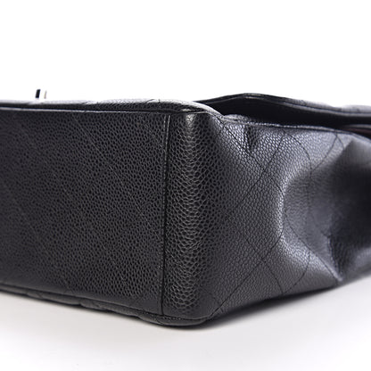 Chanel Caviar Quilted Maxi Double Flap Black 8 of 10