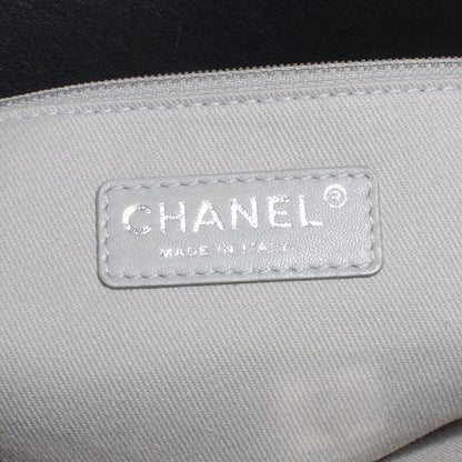 Chanel Aged Calfskin Be CC Tote Black 6 of 7