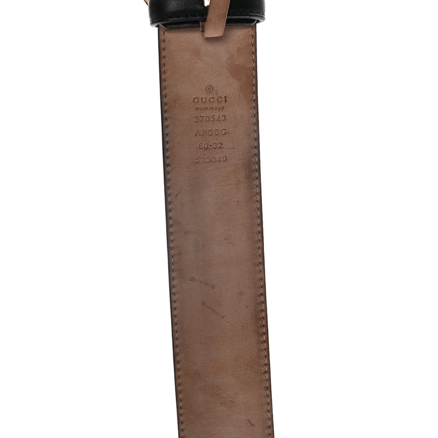 Calfskin Interlocking G 37mm Belt 80 32 Black