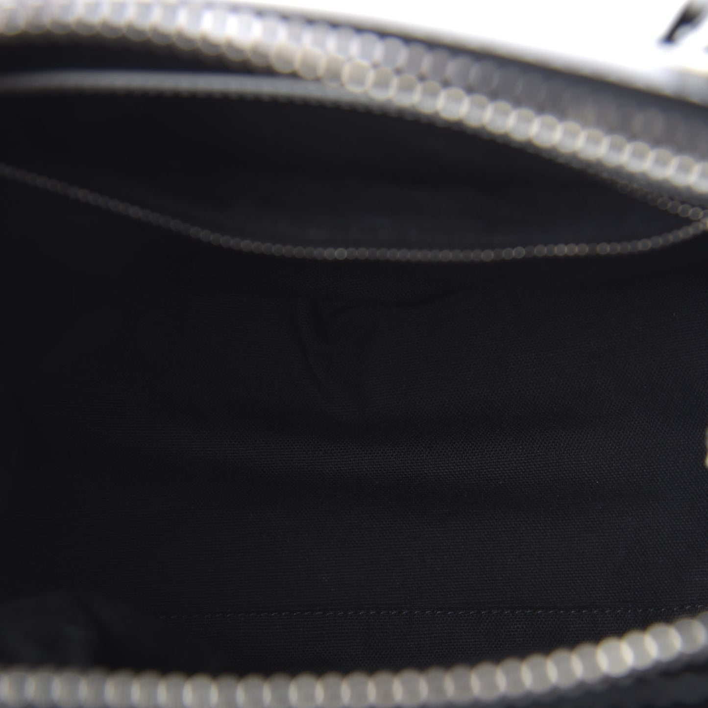 Calfskin Contrast Topstitch Small Antigona Black White