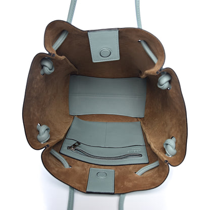Loewe Calfskin Small Flamenco Knot Bag Light Blue 5 of 13