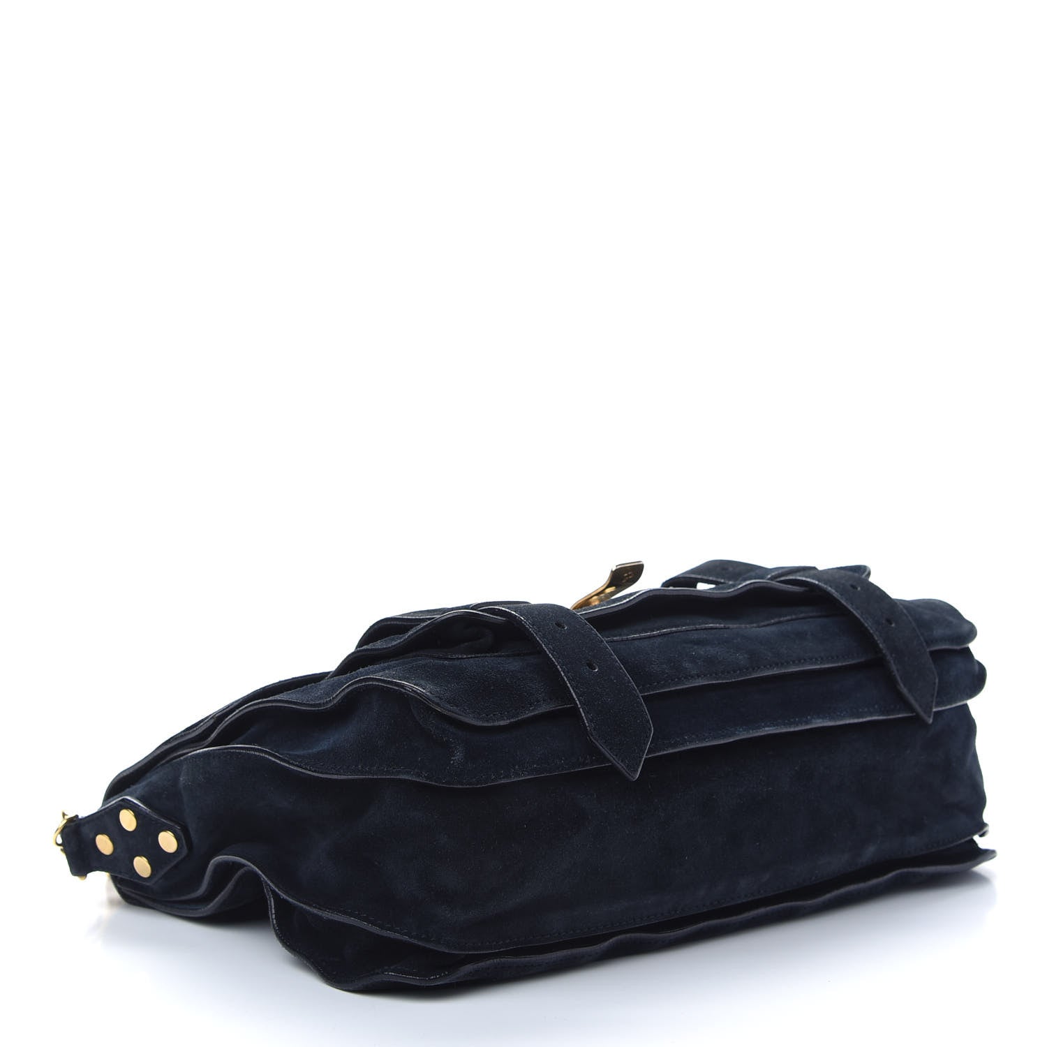 Proenza Schouler Suede Medium PS1 Satchel Navy 3 of 8