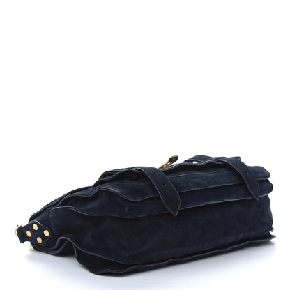 Proenza Schouler Suede Medium PS1 Satchel Navy 3 of 8