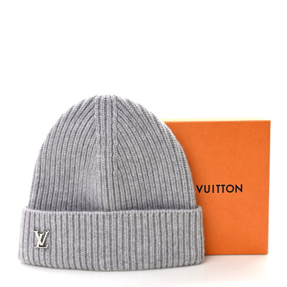 Louis Vuitton Cashmere LV Spark Beanie Gris Clair 6 of 6