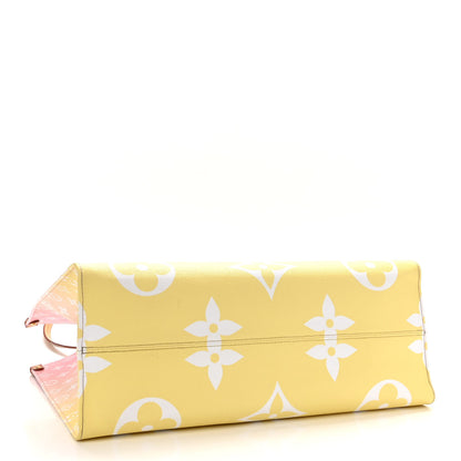 Louis Vuitton Monogram Giant By The Pool OnTheGo GM Light Pink 4 of 9