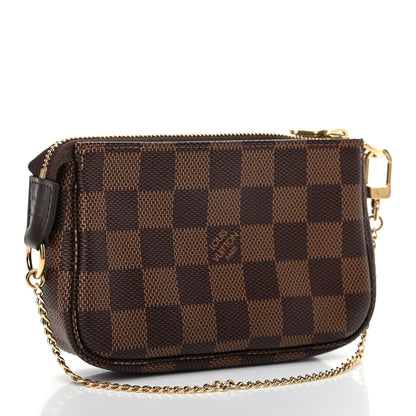Louis Vuitton Damier Ebene Mini Pochette Accessories 3 of 7