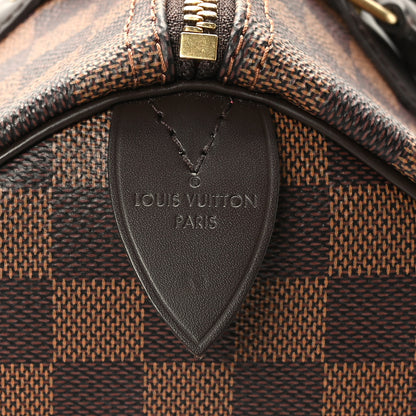 Louis Vuitton Damier Ebene Speedy 30 6 of 10