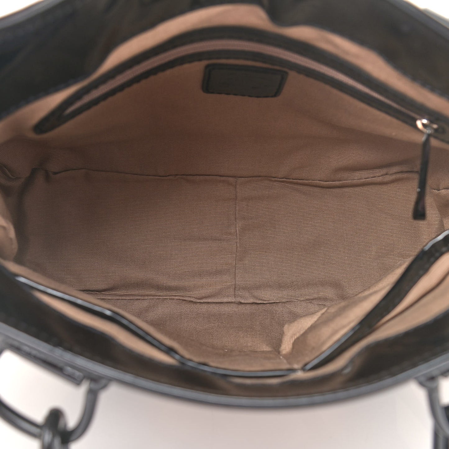Nova Check Large Chain Tote Black