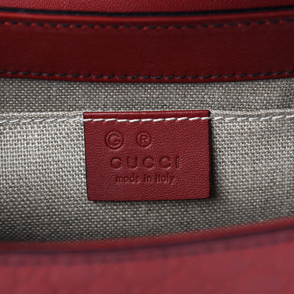 Gucci Microguccissima Medium Emily Chain Shoulder Bag Red 5 of 9