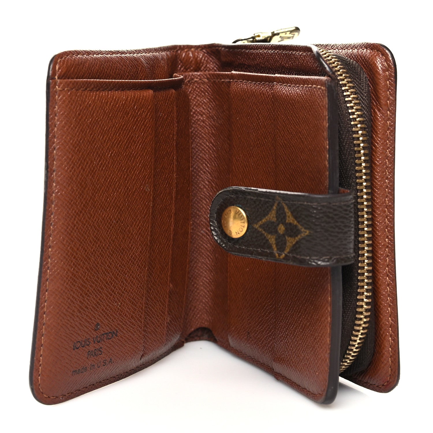 Louis Vuitton Monogram Compact Zippe Zipped Wallet 5 of 14
