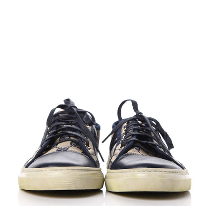 Gucci Monogram Web Sneakers 39 Navy Blue 2 of 15