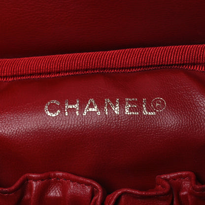 Chanel Caviar Vanity Cosmetic Case Red 6 of 16