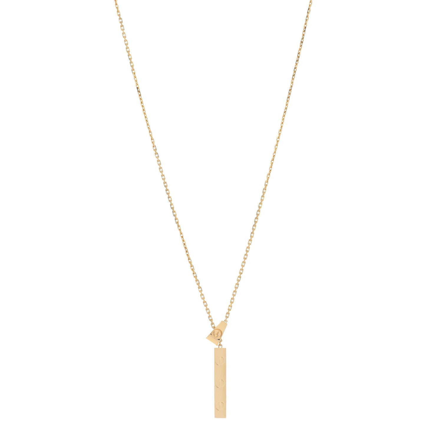 Cartier 18K Yellow Gold LOVE Lariat Necklace 1 of 5