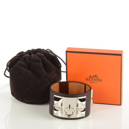 Hermes Chamonix Collier De Chien CDC Bracelet S Chocolate 7 of 7