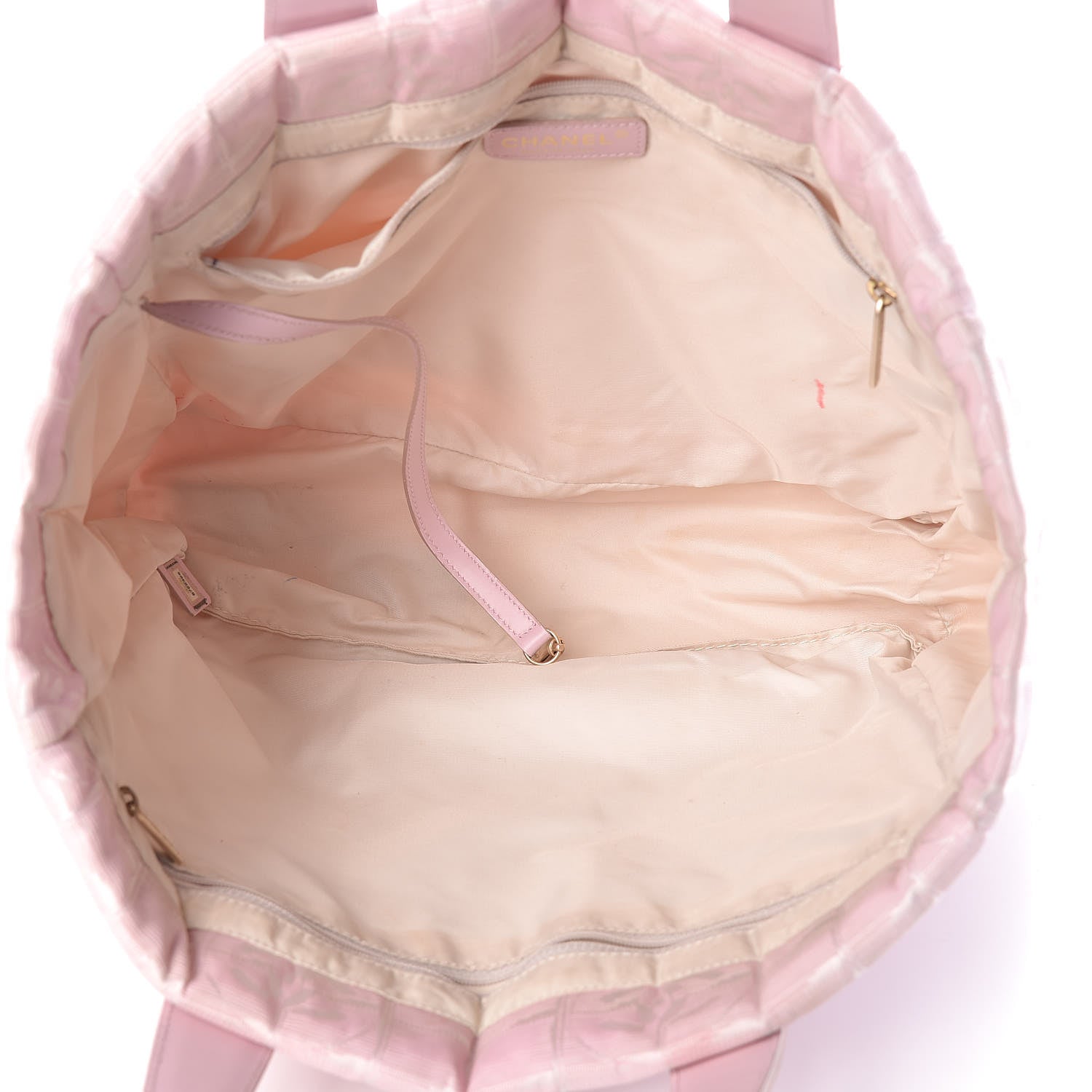 Chanel Nylon Travel Large Tote Pink 5 of 19