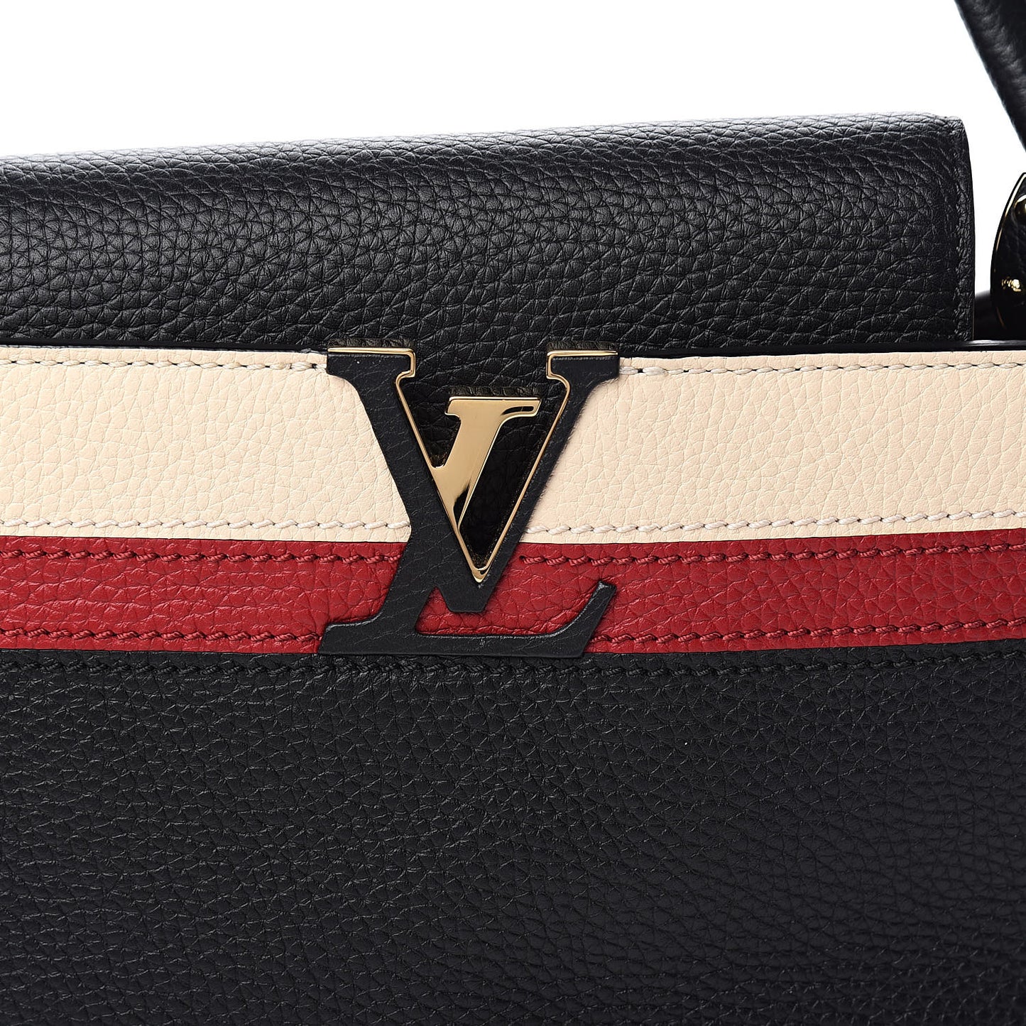 Taurillon Capucines MM Black
