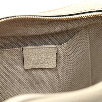 Gucci Pebbled Calfskin Small Soho Disco Bag Off White 6 of 9