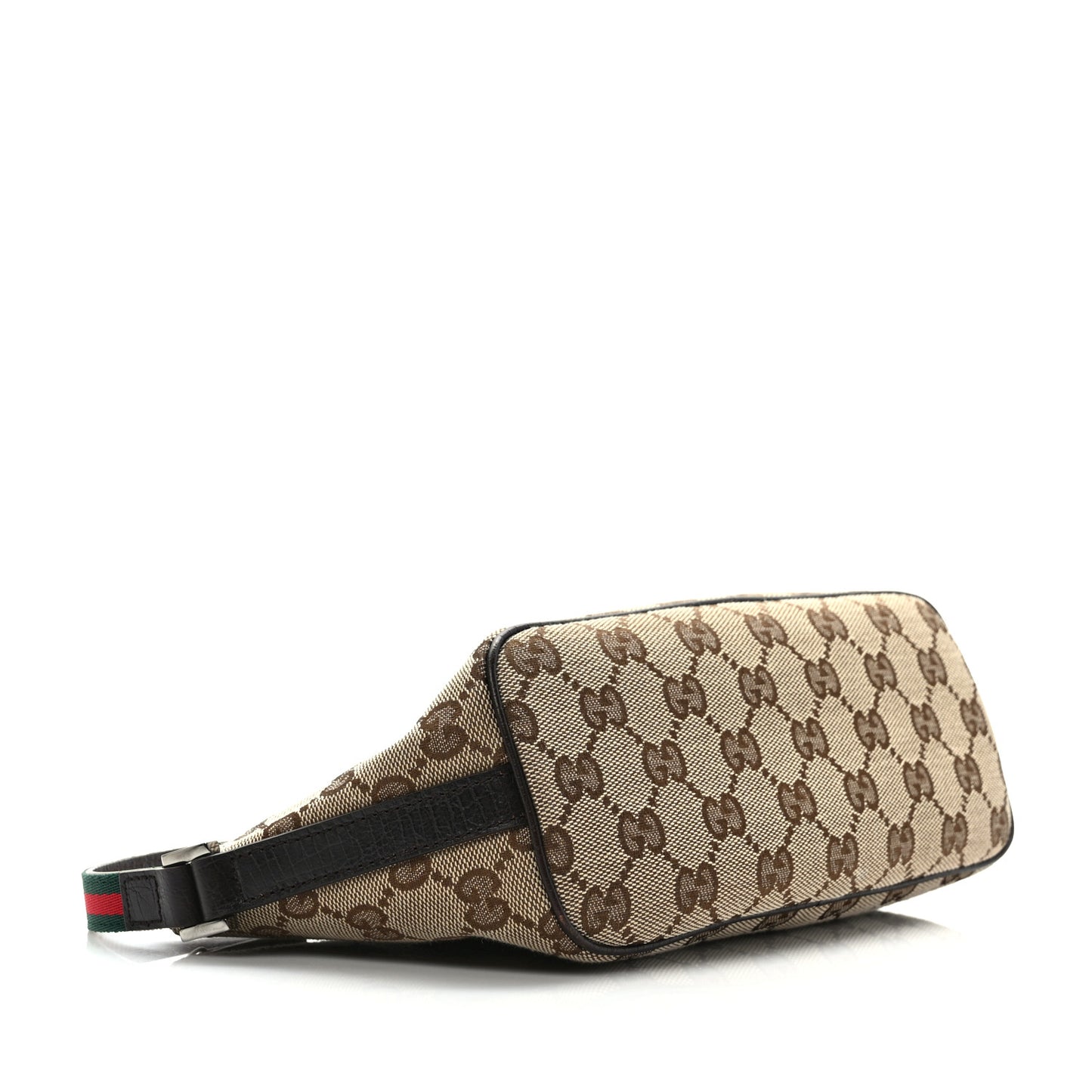 Monogram Web Boat Pochette Brown
