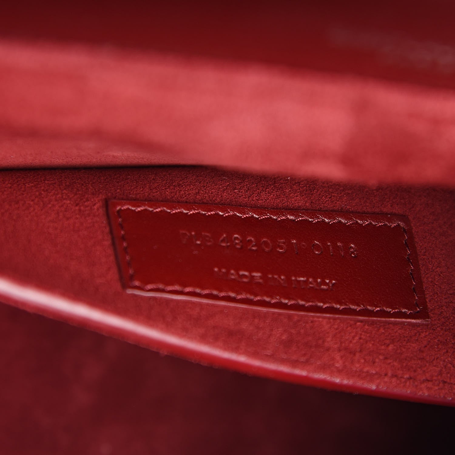 Saint Laurent Calfskin Medium Bellechasse Satchel Palissandre 7 of 10