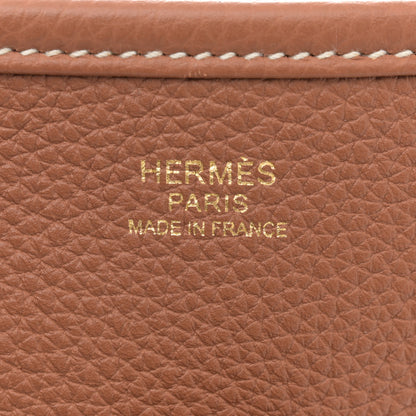 Hermes Taurillon Clemence Evelyne III GM Gold 6 of 12