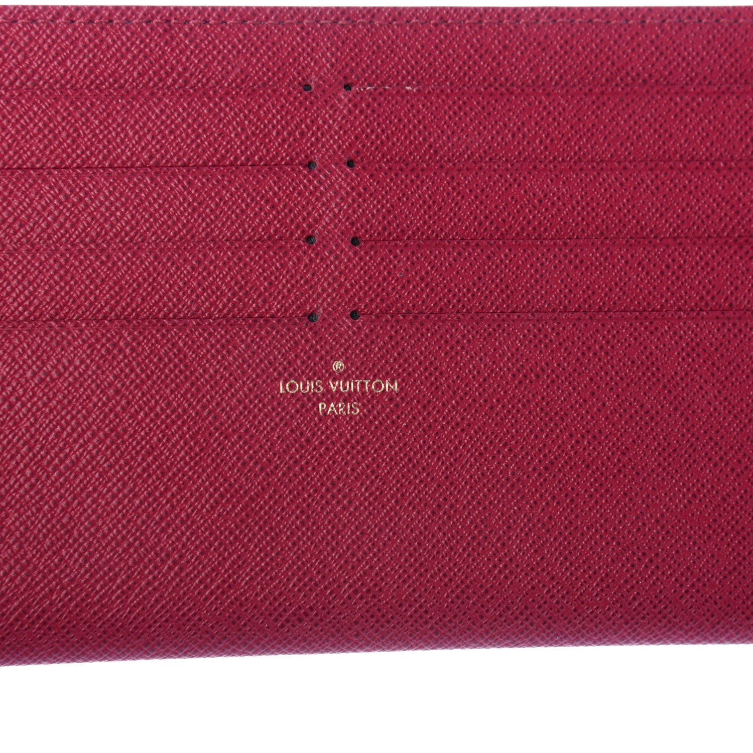 Louis Vuitton Calfskin Felicie Card Holder Insert Fuchsia 6 of 6
