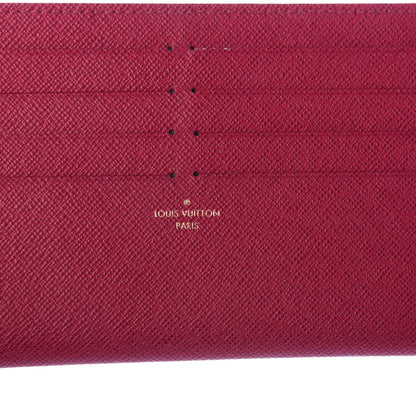 Louis Vuitton Calfskin Felicie Card Holder Insert Fuchsia 6 of 6