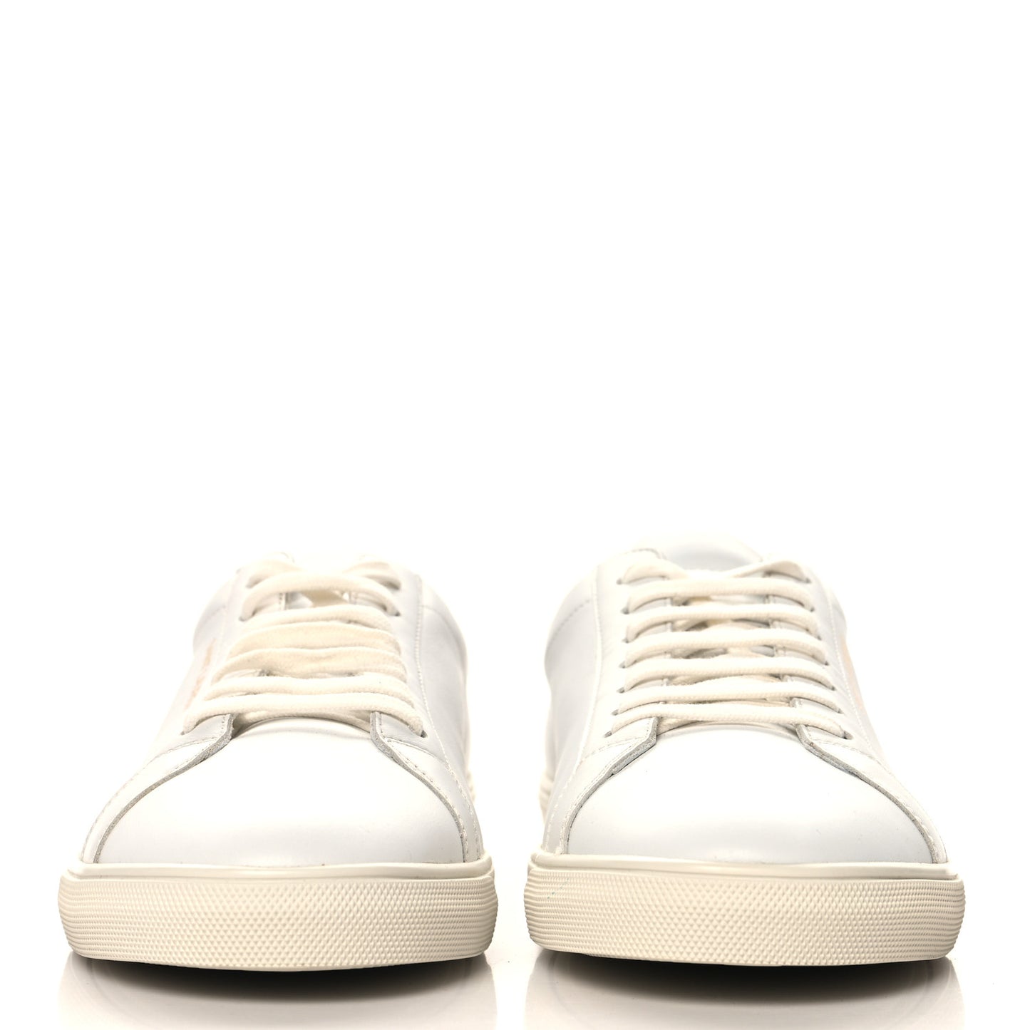 Calfskin Mens Andy Low Top Sneakers 45 Mystic White